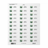 Christmas Bird ラベル (フルシート)