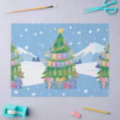 Christmas Birthday Tissue Paper December 25 Gift 薄葉紙 (クラフト)