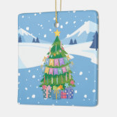 Christmas Birthday Tree Ornament (Dec. 25) セラミックオーナメント (左)