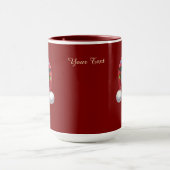 Christmas Black Cat Holiday Mug マグカップ (中央)