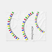 Christmas blanket フリースブランケット (正面(横))