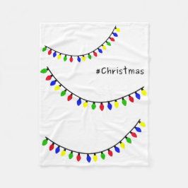 Christmas blanket フリースブランケット