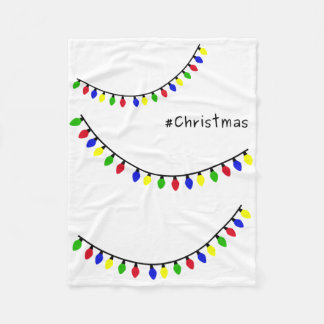Christmas blanket フリースブランケット