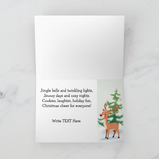 Christmas Blessings カード (内部)