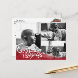 Christmas Blessings シーズンポストカード