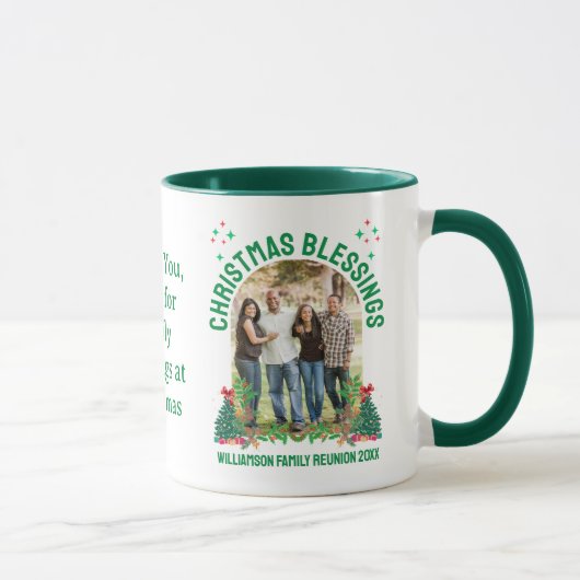 CHRISTMAS BLESSINGS FAMILY REUNION Matching Group  マグカップ (右)