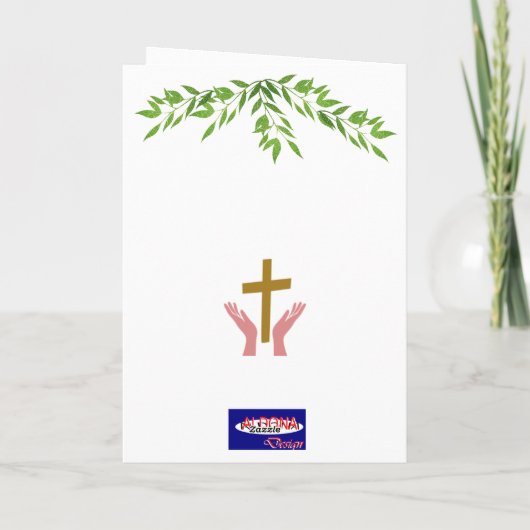 Christmas Blessings for a Priest. シーズンカード (裏面)