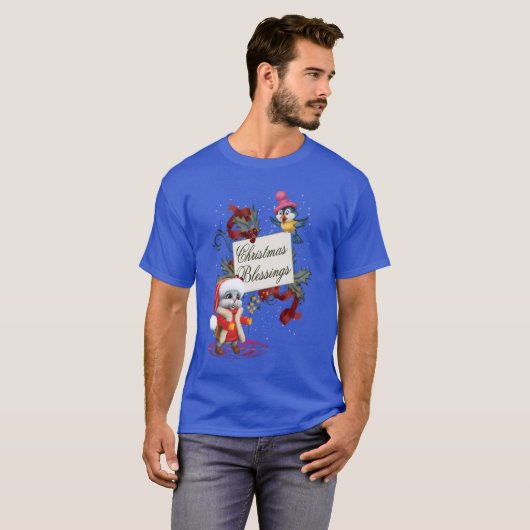 Christmas Blessings.  Tシャツ (正面フル)