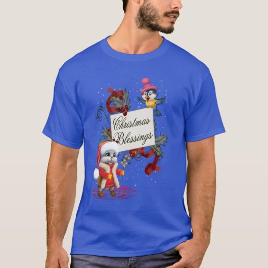 Christmas Blessings. Tシャツ (正面)