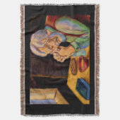 CHRISTMAS BLESSINGS TO ALL スローブランケット (正面縦)