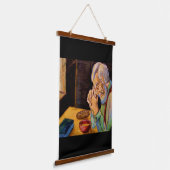 CHRISTMAS BLESSINGS TO ALL  吊り下げ型タペストリー (傾斜あり)