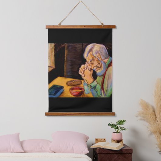 CHRISTMAS BLESSINGS TO ALL  吊り下げ型タペストリー (寝室)