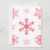 Christmas Blue Dino and Presents Boy Baby Shower 招待状 (裏面)