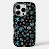 Christmas Blue Snowflakes Case-Mate iPhoneケース (裏面)