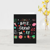 Christmas Bmt Crew Nurse Bone Marrow Transplant Nu カード (黄色い花)