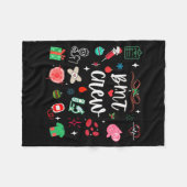 Christmas Bmt Crew Nurse Bone Marrow Transplant Nu フリースブランケット (正面(横))