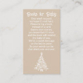 Christmas Boho Beige Gender Neutral Books for Baby エンクロージャーカード (正面)