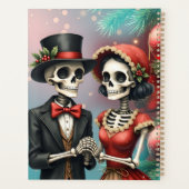 Christmas Bone Romance, A festive skeleton couple. プランナー手帳 (裏面)