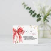 Christmas Books for Baby Shower エンクロージャーカード (スタンド正面)
