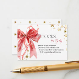 Christmas Books for Baby Shower エンクロージャーカード