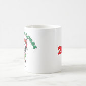Christmas Boston Terrier Mug: Merry Woofmas コーヒーマグカップ (中央)