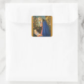 Christmas Botticelli Madonna and Child  スクエアシール (バッグ)