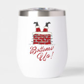 Christmas “Bottoms Up”Santa Chimney Funny Holiday  (正面)