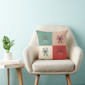 christmas bow conquette クッション (椅子)