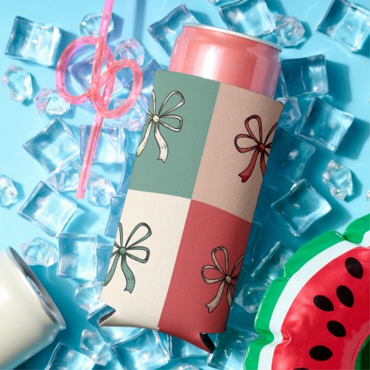 christmas bow conquette スリム缶クーラー (インサイチュ 夏)