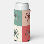 christmas bow conquette スリム缶クーラー (Seltzer正面)