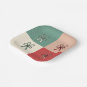 christmas bow conquette ペーパープレート (傾斜あり)