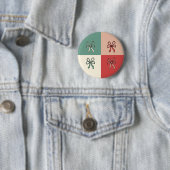 christmas bow conquette 缶バッジ (インサイチュ)