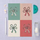 christmas bow conquette 薄葉紙 (クラフト)