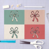 christmas bow conquette 薄葉紙 (クラフト)