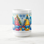 Christmas Bow Gnomes コーヒーマグカップ (中央)
