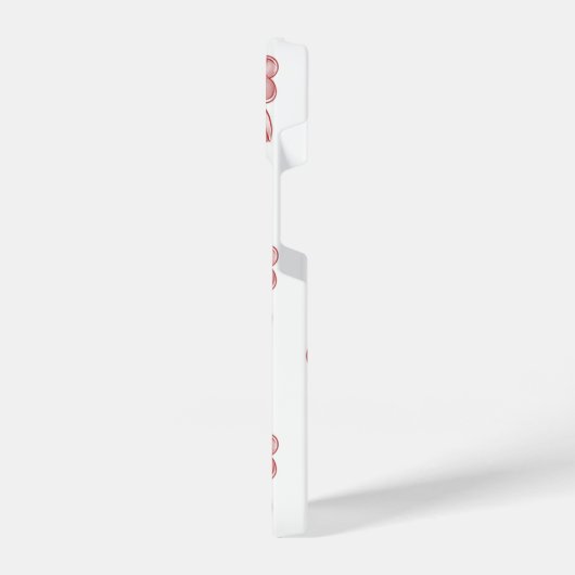 Christmas bow phone case iPhoneケース (左側面)