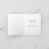 Christmas Bowling Holiday Greeting Cards シーズンカード (内部)