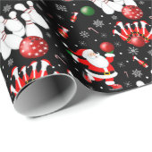 Christmas Bowling with Santa Claus ラッピングペーパー (ロールコーナー)