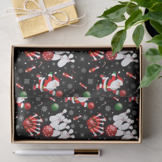 Christmas Bowling with Santa Claus 薄葉紙 (ギフト)