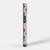 Christmas Bows and Pinecones iPhoneケース (右側面)