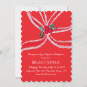 Christmas Bows Corporate Office Event 招待状 (正面)