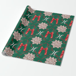 Christmas Bows Wrapping Paper ラッピングペーパー