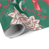 Christmas Bows Wrapping Paper ラッピングペーパー (ロールコーナー)