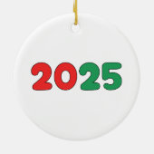 Christmas Boxer Ornament: Merry Woofmas セラミックオーナメント (裏面)