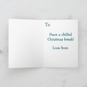 Christmas Brew Relaxed Holiday Folded カード (内部)