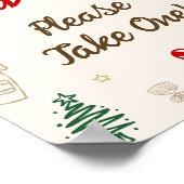 Christmas Bridal Shower Favor  Poster ポスター (角)