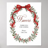 Christmas Bridal Shower Favors ポスター (正面)