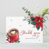 Christmas Bridal Shower Thank You 招待状 (スタンド正面)