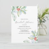 Christmas Bridal Shower Theme Invitation (スタンド正面)