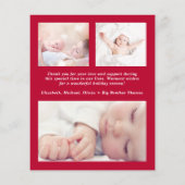 Christmas Bright メリー Photo Birth発表 (裏面)